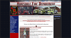 Desktop Screenshot of hartsdalefire.org