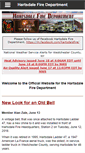 Mobile Screenshot of hartsdalefire.org